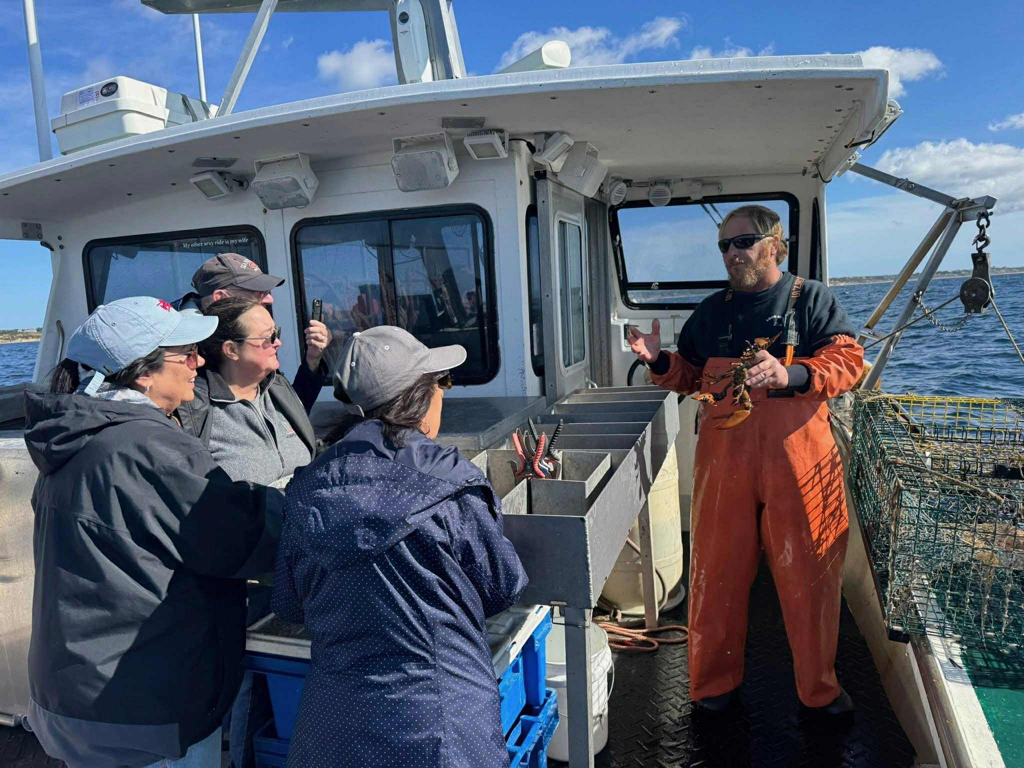 Guests learning about vents and conservation